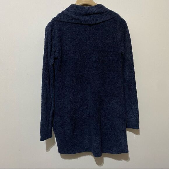 NEW Barefoot Dreams Cozy Chic Lite Circle Cardigan Navy Blue - Picture 3 of 5